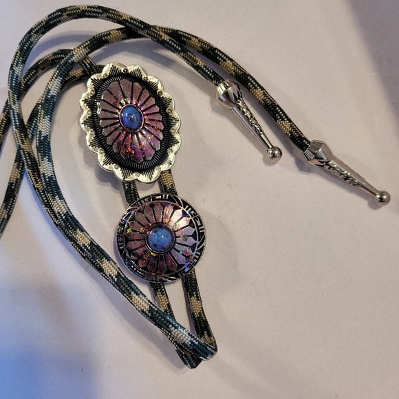 Bolo Tie with Cameo Colored Cord - Picture 7 of 12